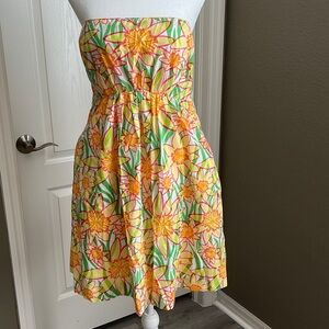 Lilly Pulitzer Floral Wyatt Dress Size 4